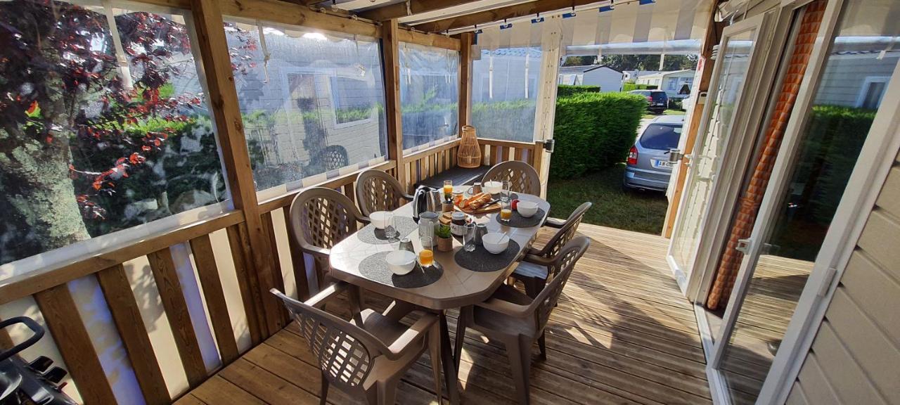 Mobilhome 2Ch Climatise-Terrasse Fermee-4 Velos-Camping 4 Etoiles Les Charmettes Les Mathes Εξωτερικό φωτογραφία