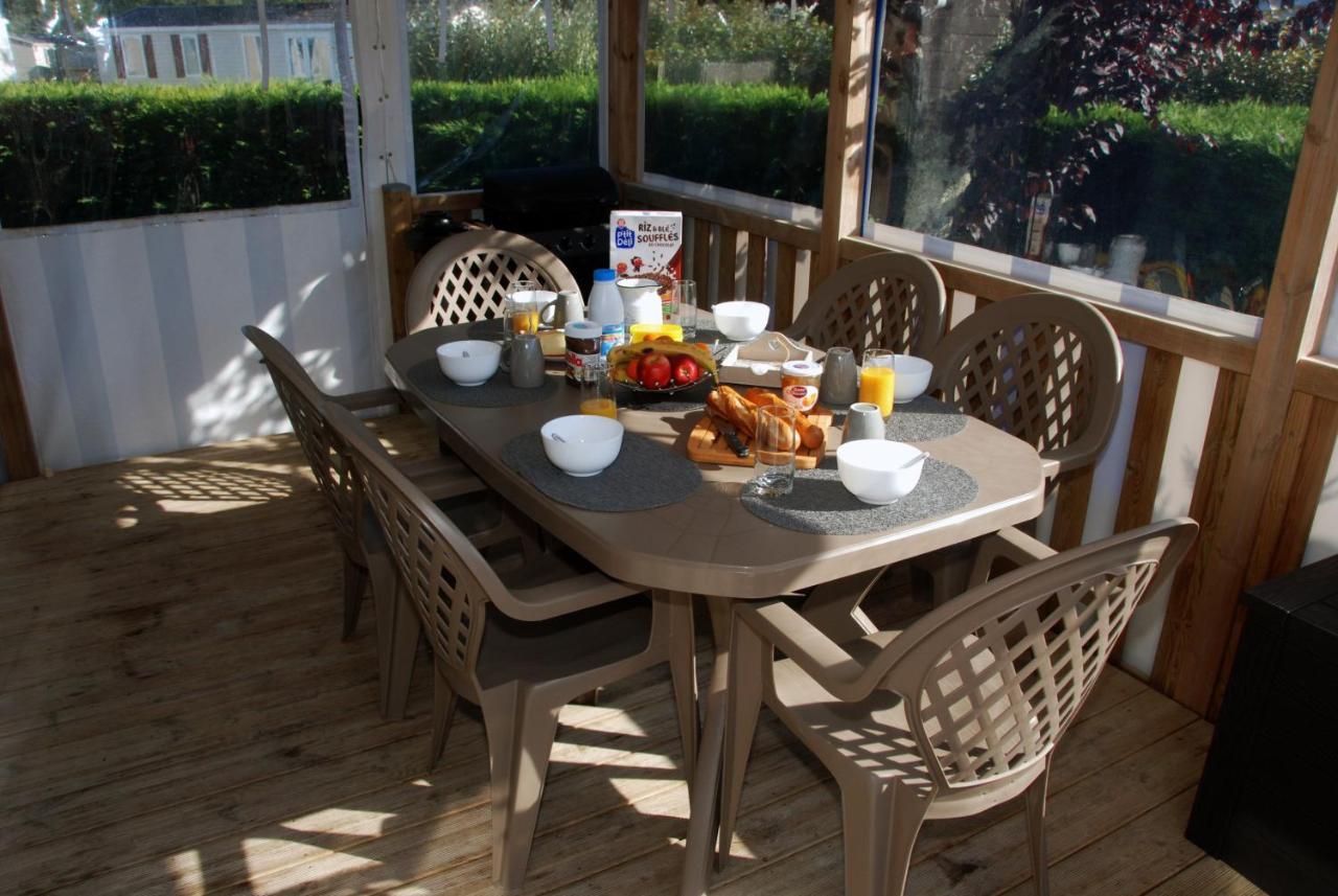 Mobilhome 2Ch Climatise-Terrasse Fermee-4 Velos-Camping 4 Etoiles Les Charmettes Les Mathes Εξωτερικό φωτογραφία