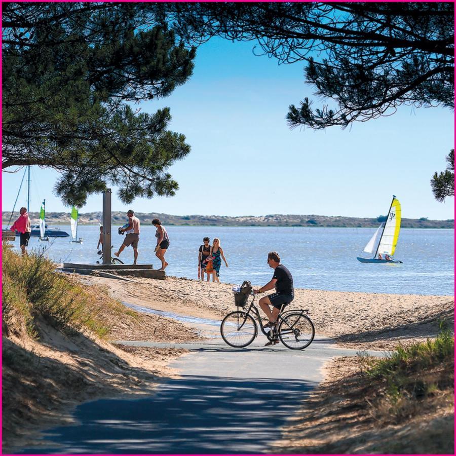 Mobilhome 2Ch Climatise-Terrasse Fermee-4 Velos-Camping 4 Etoiles Les Charmettes Les Mathes Εξωτερικό φωτογραφία